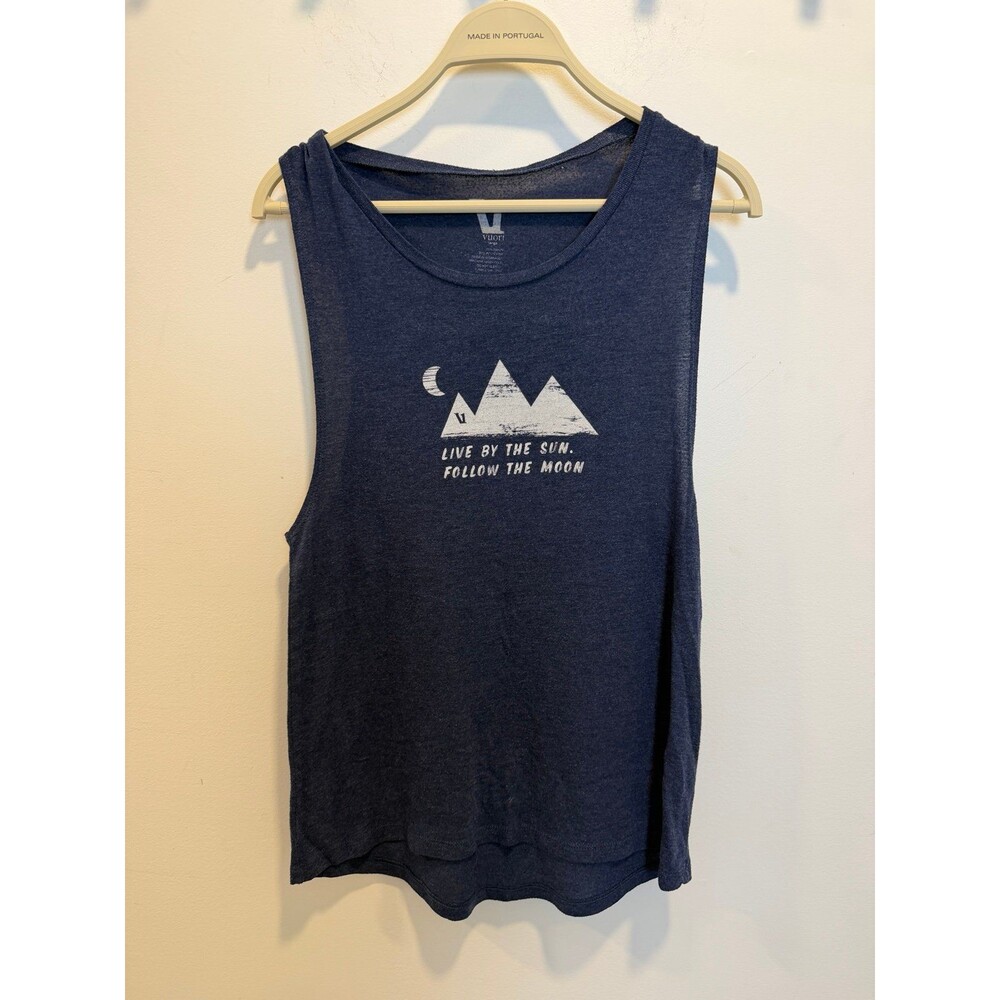 Vuori Graphic Tank Top - Large - Navy